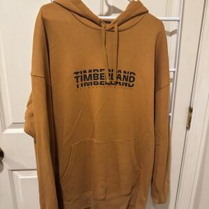 Timberland Men's Tan Hoodie Sweater